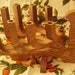 Jewish Hand Crafted Wood Menorah Turkey Menorah Hanukkah Celebration
