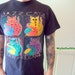 Vintage New Orleans Jazz Cats T-Shirt 1992