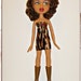 Big Bratz Doll Clothes, Handmade for 24" Doll, Fiercely Sweet Yasmin
