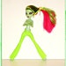 Monster High Doll Clothes, Venus McFlytrap Electric Neon Green Pants / Leggings