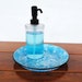 Vintage Aqua Blue Splatterware Small Tray