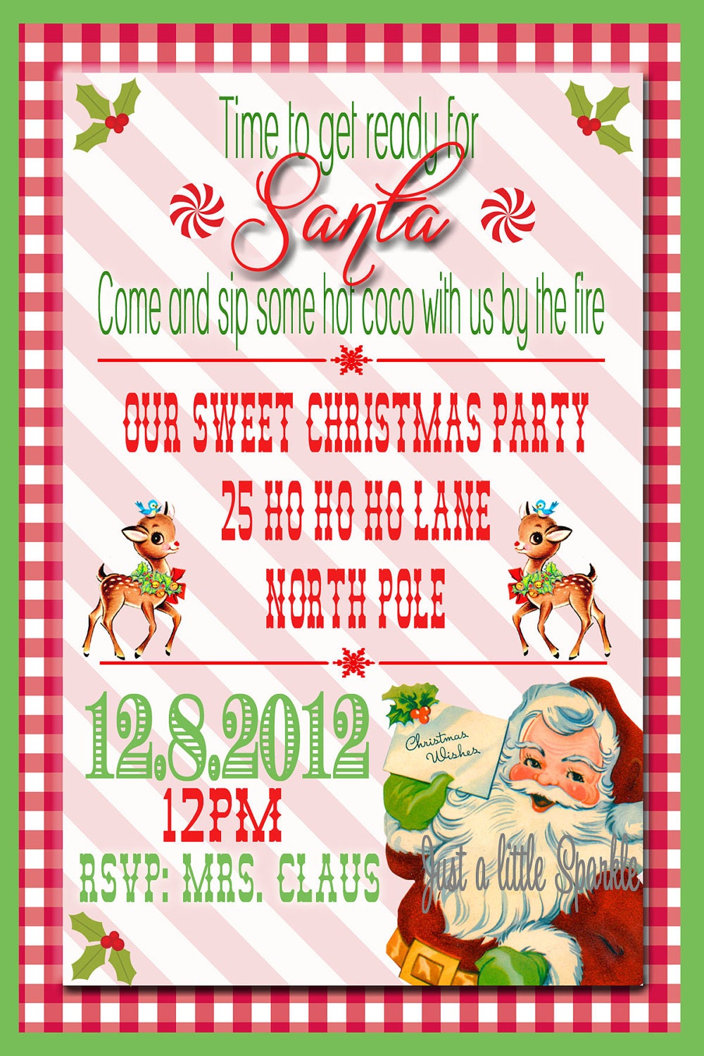 Best Templates: free printable christmas invitations template