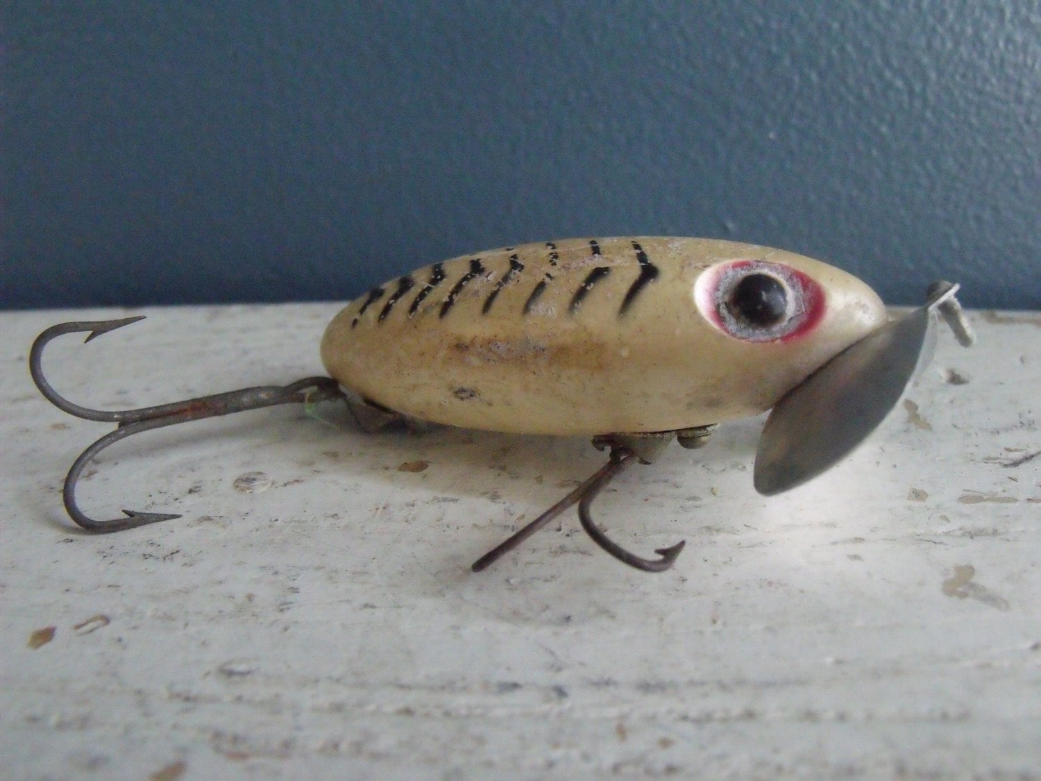Fishing Lure Jitterbug Wood Fred Arbogast 1940s