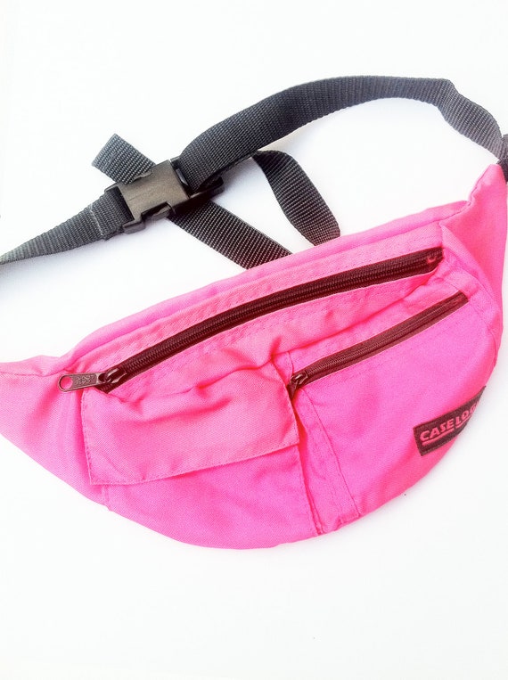 Dope 90s Neon Pink Case Logic Fanny Pack 24 to by NeonStockyards