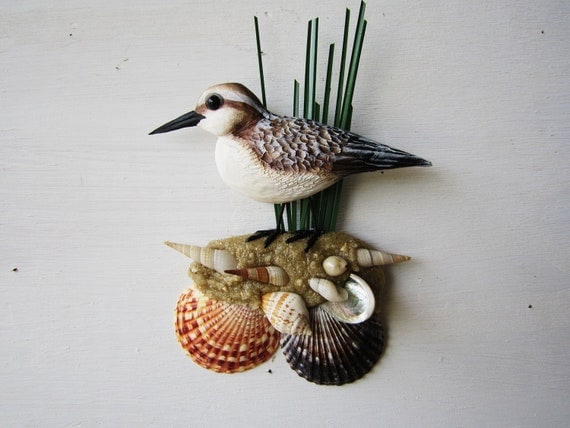 Sandpiper beach art nautical wall decor by artistJP on Etsy