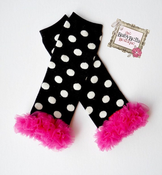 All leg warmers on SALE-polka dot Girls by TheBabyBellaBoutique