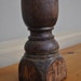 RESERVED Antique Indian table leg, architectural assemblage piece