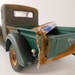 Late 30s Ford pickup truck 1/24 scale model car in green