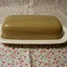 SAlE 20% Off Vintage Covered Butter Dish Harvest Gold Top Good Condition Now Only 4.80 USD