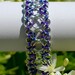 Silver Maru Bracelet with Purple and Blue - Ready to Ship