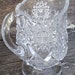 Antique Brilliant Crystal Pitcher - Victorian Serving Ware or Flower Vase, Extremely Old Country Wedding Clear Glass Decor, Heavy Glass