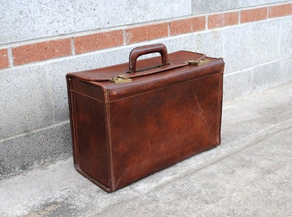 Vintage Salesman Sample Case Traveling Briefcase 1940s