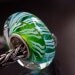 GlassBonBon DNA tiny SRA Lampwork European Charm Bead BHB silver core