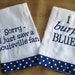 Embroidered burp cloth - Kentucky UK Wildcats Blue