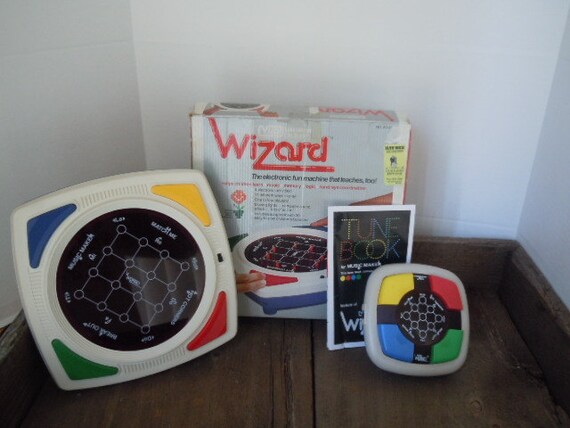 Vintage VTech Wizard with Mini Wizard Electronic Games by MaDoodle