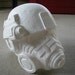 Fallout: New Vegas Advanced Riot Gear Helmet Raw Cast