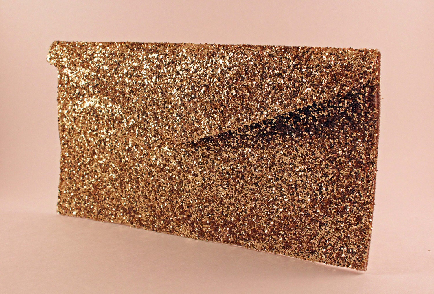 gold sparkly clutch