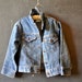 vtg Levis kids denim jean jacket, size 6, broken in, rad back to school jacket
