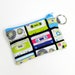 Mix tape zipper pouch 5 inch coin purse
