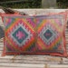 Hmong Hilltribe Vintage Upcycled HandMade Cushion Cover Made From Black Hmong Vintage Textile
