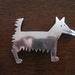 Vintage Sterling Silver Puppy Dog Brooch. Mexico