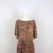 On Reserve Vintage Pleated Day Dress - 1970s - Circle Skirt Floral - Small by Lori Jrs.