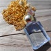 Vintage Blue Bottle Necklace with Vintage Glass Beads OAAK Necklace