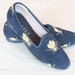 RESERVED FOR LAURA Spanish Made Needpoint Loafers with Bee Design
