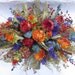 Thanksgiving Fall Dried Flower Centerpiece Arrangement