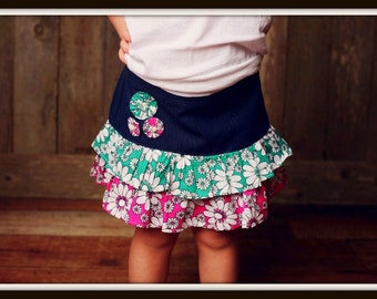 Bella Twirl Skirt - PDF Pattern by Bella Marie Boutique - $9.95