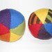 Rainbow knit wool ball with jingle bells inside..you choose