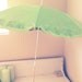 REDUCED Rain or Shine - c. 1950's Vintage Ladies Pagoda Umbrella - floral bright green accessory statement piece functional retro prop