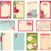 October Afternoon Holiday Style Journal Cards
