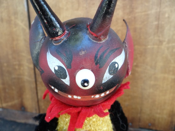 1940's German Devil Candy Container for Halloween Hand