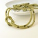 Green Beaded Rope, Long Beaded Necklace, Layered Necklace, Infinity Beaded Necklace