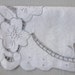 Vintage Swedish tablecloth / Small embroidered square