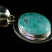 Turquoise Sterling Silver Pendant - Genuine Turquoise - Handmade - Artisan Crafted - Vintage Look - 925 Silver - Real Turquoise