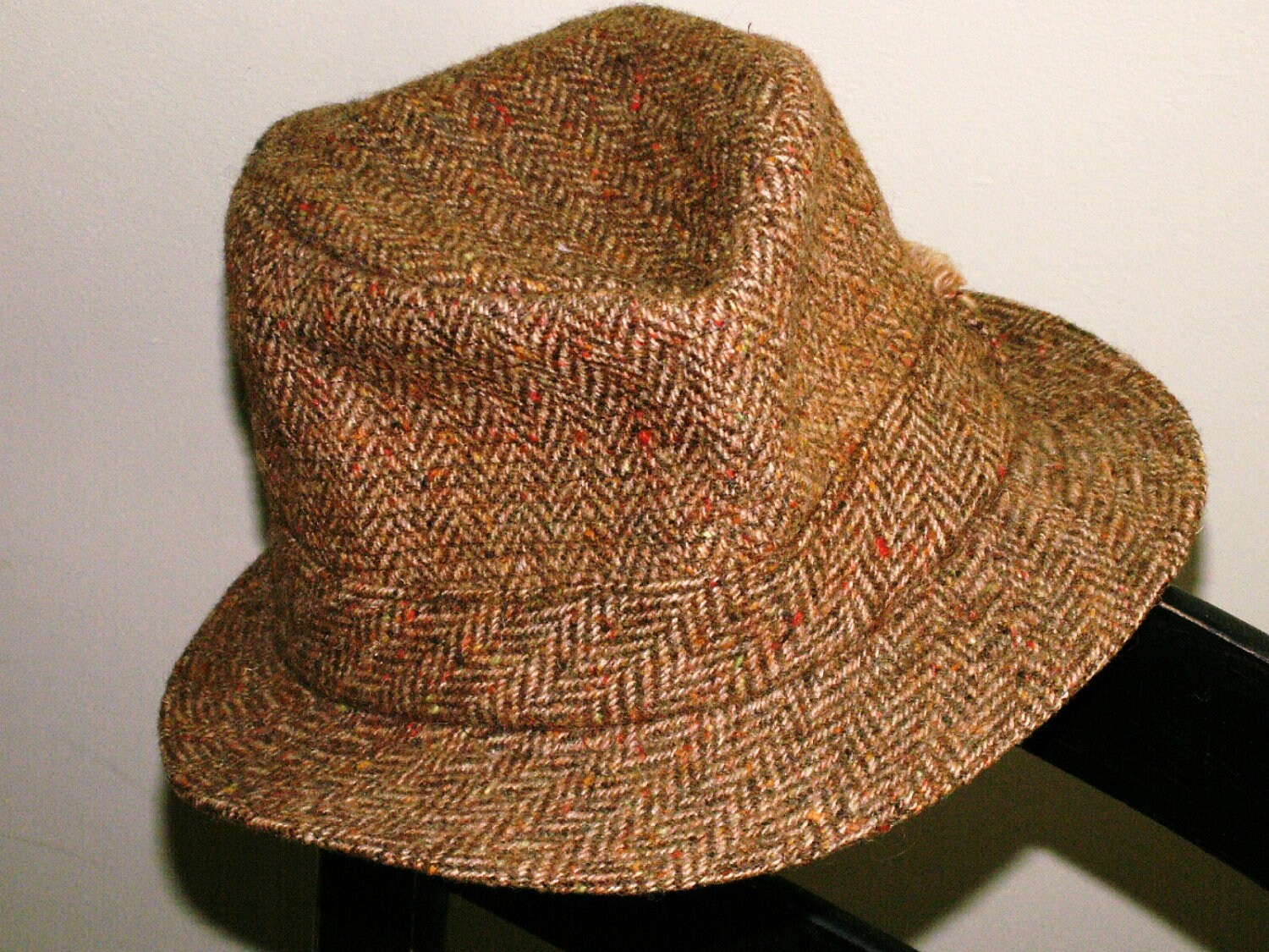 Men's Woman's VTG Hanna Irish Tweed Walking Hat Fedora
