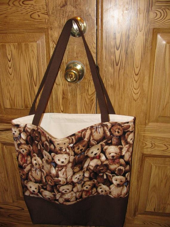 ... tote, Carry on bag, Travel bag, Teddy Bears, Bears, Extra Large Tote