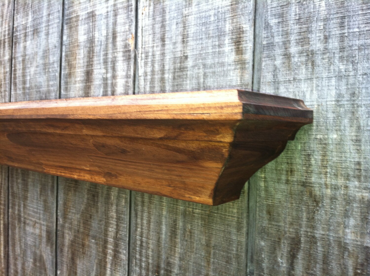 Decorative Wall shelf crown molding mantl by RaysCustomWoodwork