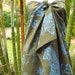 Sarong, Pareo, Beach Sarong, Olive Green Scarf, Batik Sarong