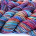 PHAT FIBER AUGUST: Kettle Dyed Sock Yarn, Superwash Merino Fingering Weight, in "Magic Carpet"