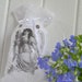 RESERVED LISTING Fabric gift bag bling lace vintage image french cottage victorian sachet bag