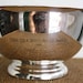 Vintage silver-plated trophy bowl from the 1960s