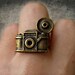 camera ring, photography ring, kitsch ring, unique ring, cute ring, vintage style