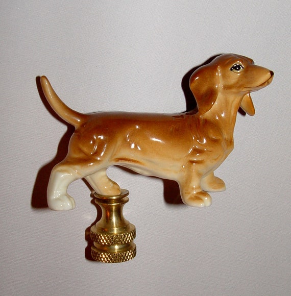 vintage porcelain dachshund