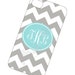 Monogrammed iPhone Case - Personalized Monogrammed Case, Monogram Phone Case for iPhone 4 and 4s- Gray Chevy iPhone Case