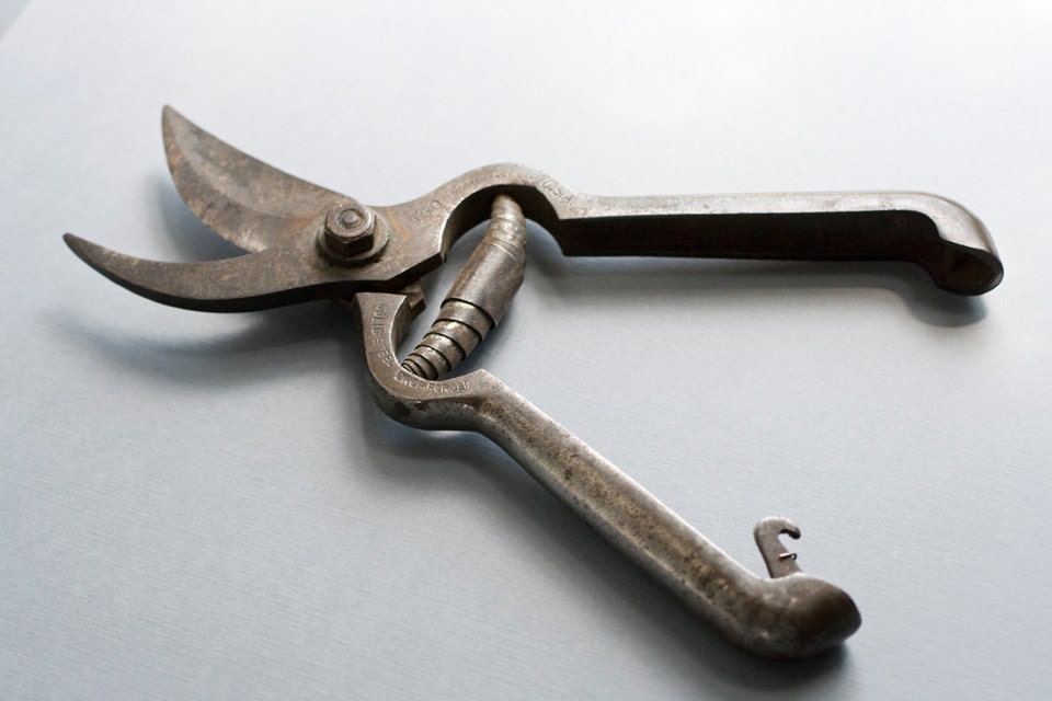 Antique Garden Pruners Vintage Disston Tool Vintage