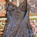 Flapper Style Beaded Dress Tea Length Handkerchief Hemline BEAUTIFUL Copper and Smoky Grey Black SILK