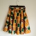 Kente Circle Skirt for Women- mini skirt